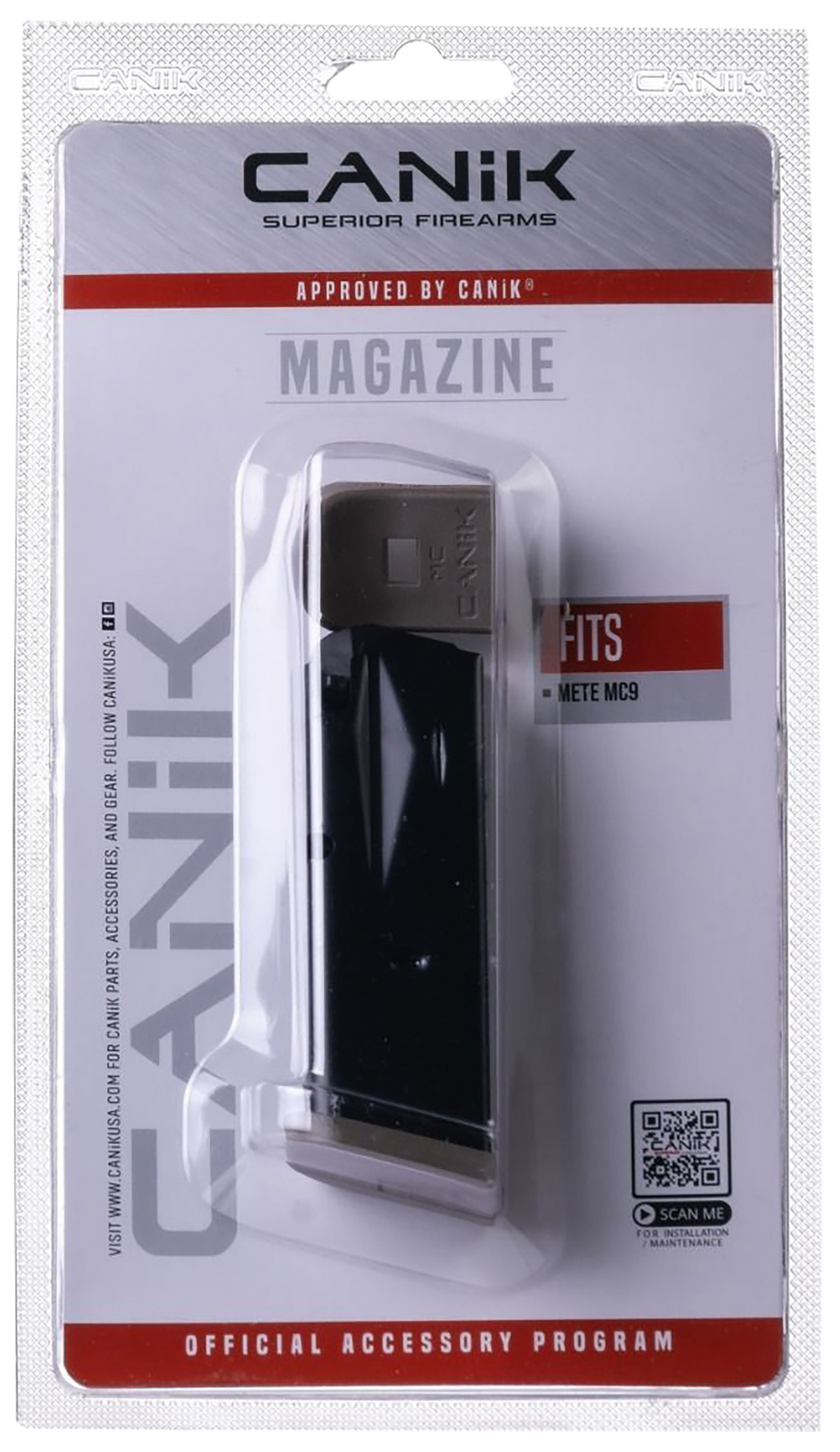 Canik MC9 9mm Luger 10-Rd Steel Magazine - Flat Dark Earth — view 2
