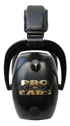 Pro Ears Gold II 30 Electronic Muff 30 dB Over the Head Black/Gold — view 2