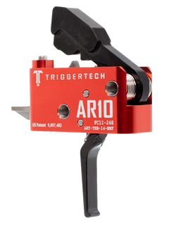 TriggerTech Diamond AR-10 1.5-4 lb Two-Stage Flat Trigger - Black/Red — view 2