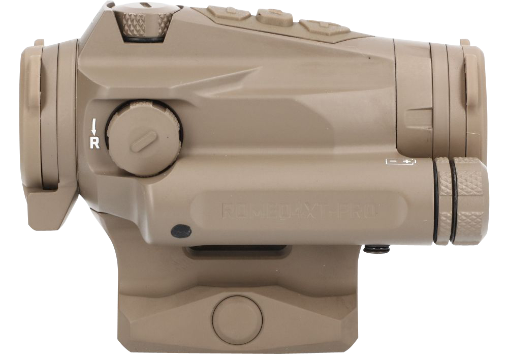 Sig Sauer Electro-Optics Romeo4XT-Pro 1x20mm 2 MOA Red Ballistic Circle Dot Multi Reticle Red Dot Sight - Flat Dark Earth — view 2