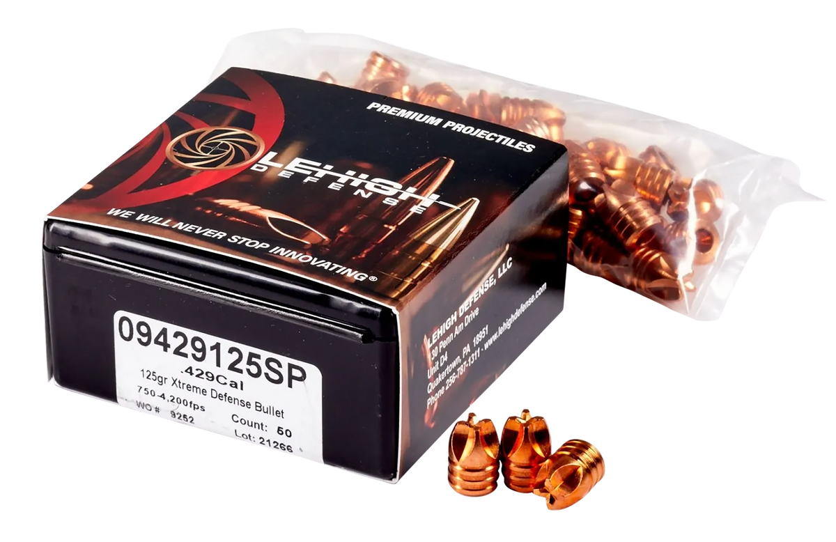 Lehigh Defense Xtreme Defense .44 Special/.44 Rem Mag .429 125gr Fluid Transfer Monolithic Reloading Bullets - 50/Box — view 2