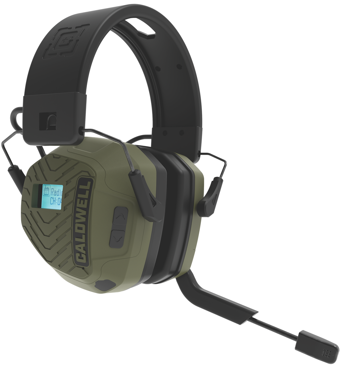 Caldwell E-Max PRO BT Over the Head Black Bluetooth Electronic Ear Muffs — view 2