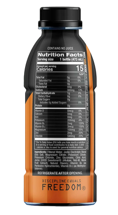 Jocko Fuel Hydrate Island Orange 16oz Electrolyte Drink 12-Pack — view 2