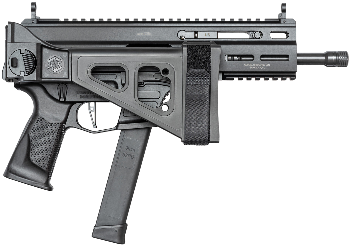 Grand Power Stribog SP9A3G 9mm Luger 8" 30+1 Semi-Auto Pistol w/ SB Tactical Brace — view 2