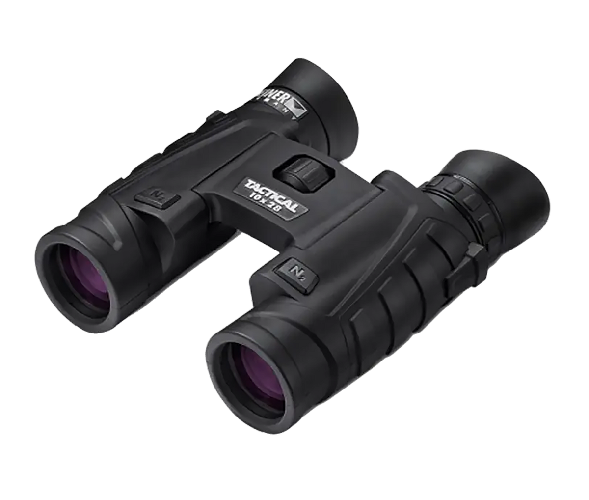 Steiner T1028 Tactical 10x28mm Roof Prism Binocular - Fast-Close Focus, Black Rubber Armor — view 2