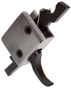 CMC Triggers 93501 Drop-In AR-15 Single-Stage Curved Trigger 5-5.50 lbs - Black/Silver — view 2