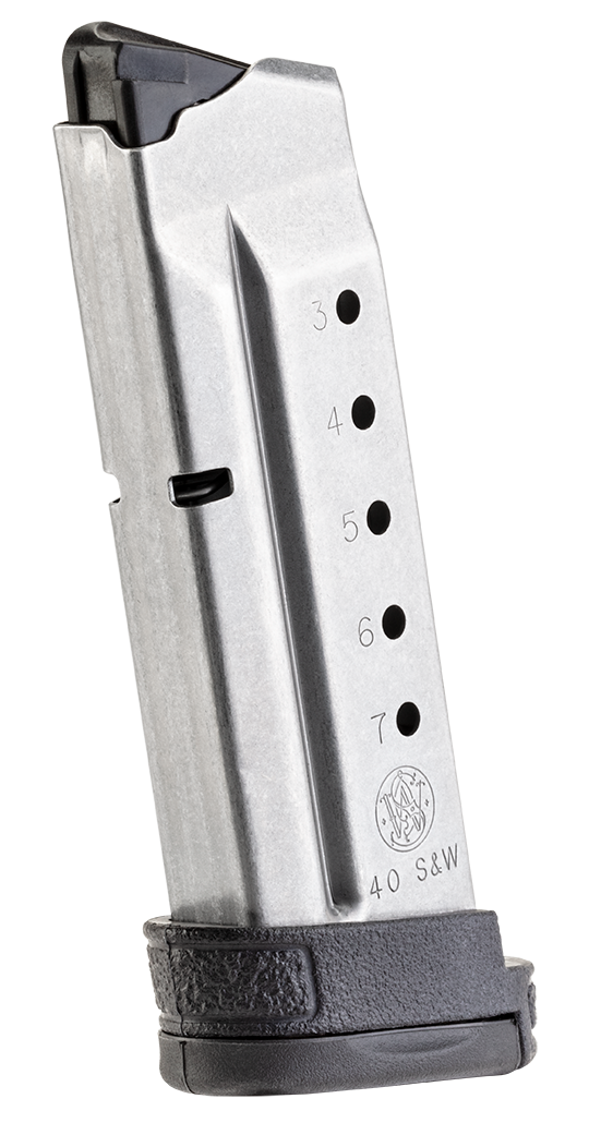 Smith & Wesson M&P Shield 40 S&W 7-Rd Stainless Steel Magazine — view 2