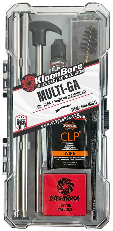 Kleen-Bore SHOMULTI Multi-Gauge Shotgun Cleaning Kit 12/20/28/.410 Bore — view 2