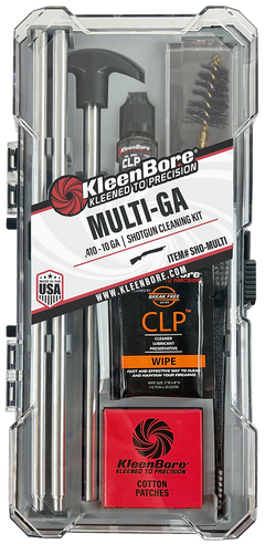 Kleen-Bore SHOMULTI Multi-Gauge Shotgun Cleaning Kit 12/20/28/.410 Bore — view 2