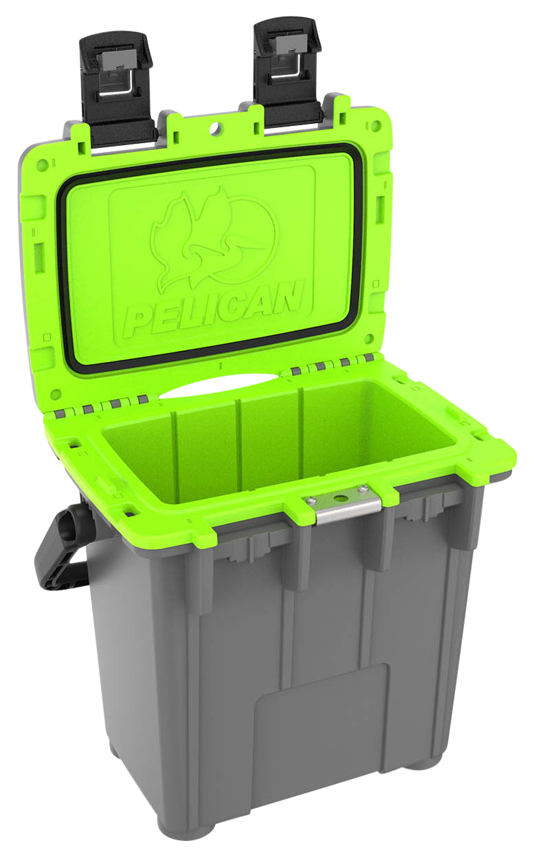 Pelican 20QT Elite Cooler 20 Quart Dark Gray / Green — view 2