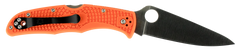 Spyderco Endura 4 Lightweight 3.75" VG-10 Clip Point Plain Orange FRN Folding Knife — view 2