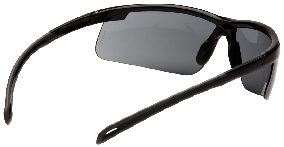 Pyramex Everlite Safety Glasses Gray Anti-Fog Lens Black Frame — view 2