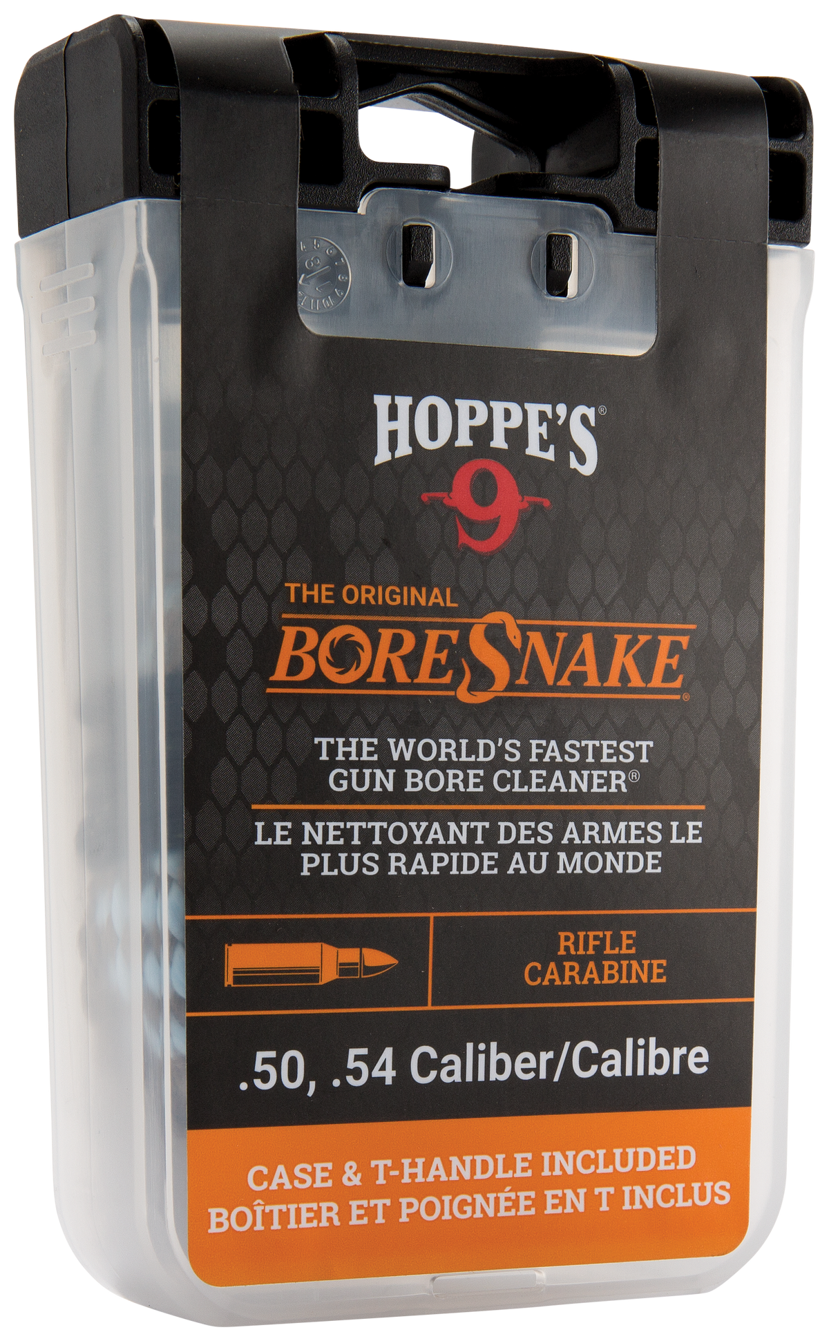 Hoppes BoreSnake Den .50/.54 Cal Rifle Bore Cleaner Rope - Bronze Bristle — view 2