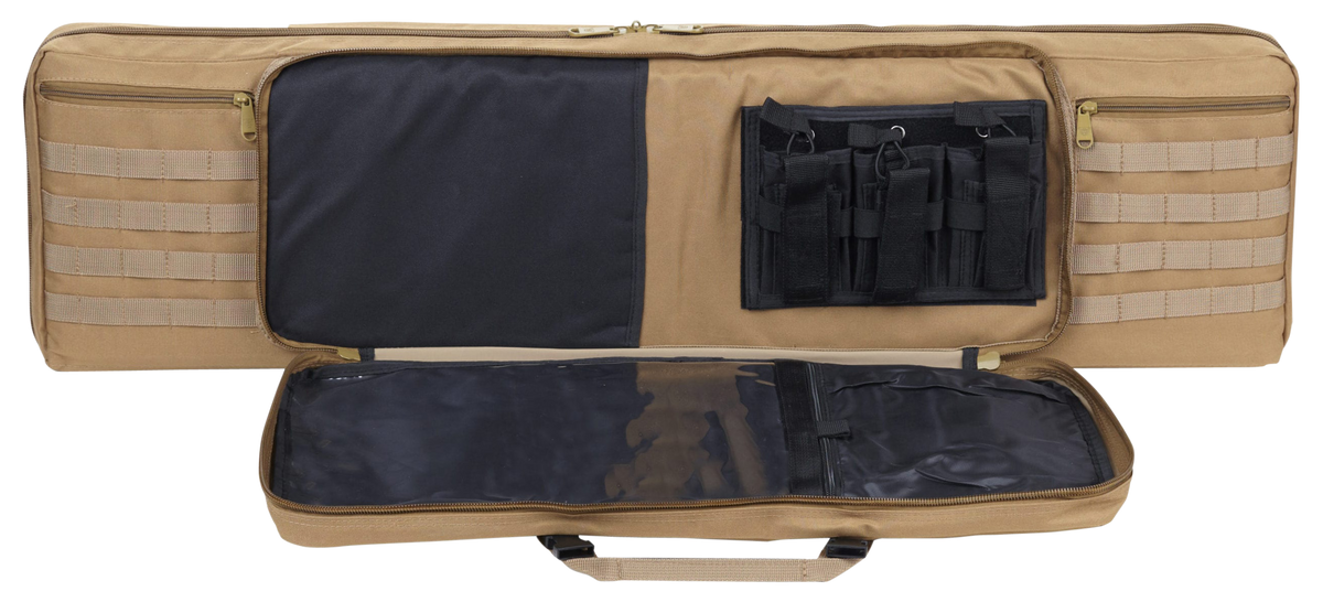Bulldog BDT Tactical 36" Tan Nylon Single Rifle Case - Lockable, Padded — view 2
