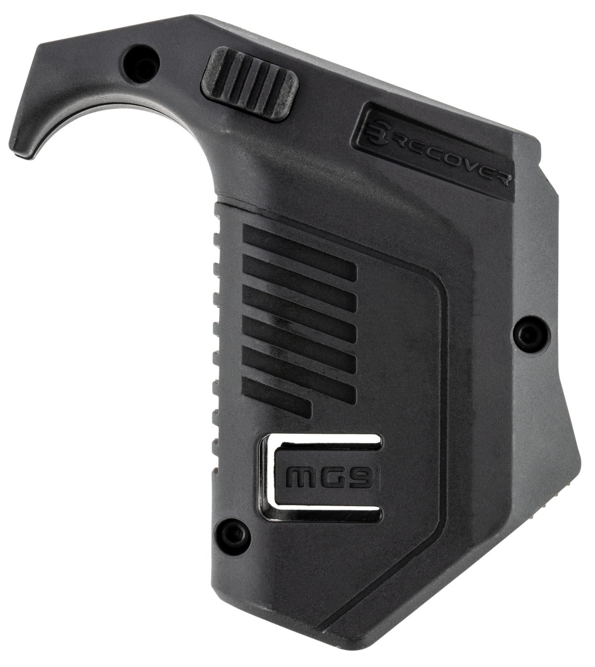 Recover Innovations MG9 Angled Mag Pouch Black Polymer Picatinny Rail Mount - Glock — view 2