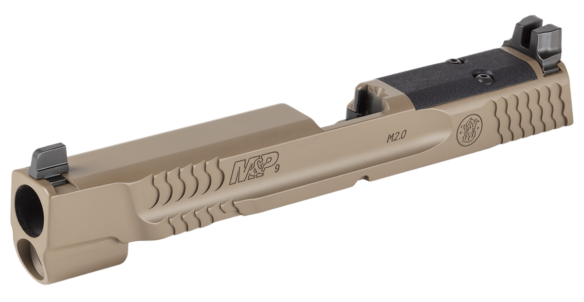 Smith & Wesson M&P 9 M2.0 Slide Assembly 5" 9mm Optic Ready Flat Dark Earth — view 2