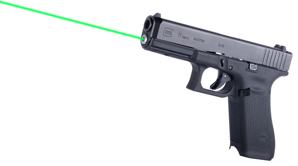 LaserMax LMSG517G Green Guide Rod Laser for Glock 17/17 MOS/34 Gen 5 - Black — view 2