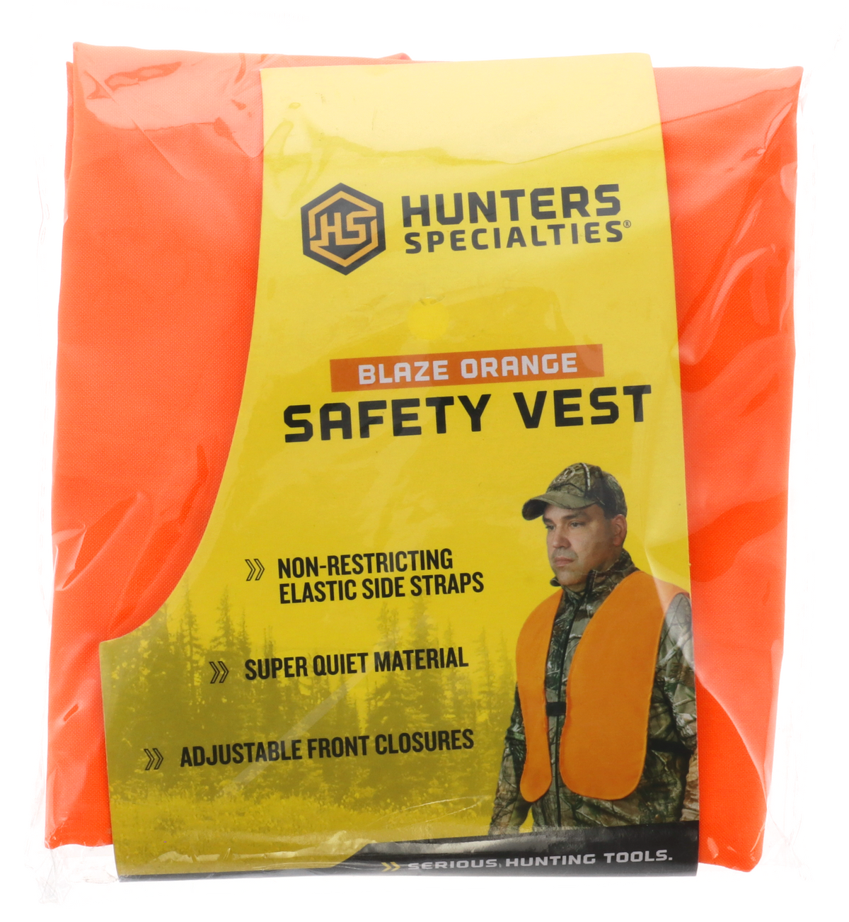 Hunters Specialties 02000 Safety Vest Adult Orange Neoprene — view 2