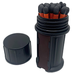 Black Beard Fire Starters Stormproof Matches Black/Red 3" Long 20 Matches — view 2
