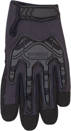 Pyramex Impact Operator Heavy-Duty Black Synthetic Leather XL Hook & Loop Gloves — view 2