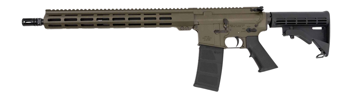 Andro Corp Industries ACI-15 Bravo 5.56 NATO 16" 30+1 Semi-Auto Rifle - OD Green — view 2