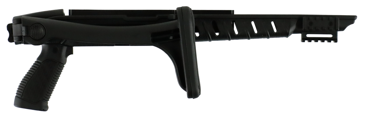 ProMag PM278 Tactical Folding Stock Black Polymer w/ Pistol Grip for Remington 597 — view 2