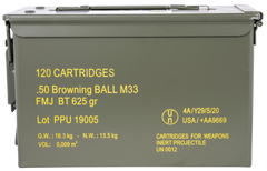 PPU Rangemaster 50 BMG 625gr FMJ 120 Rd Metal Can — view 2