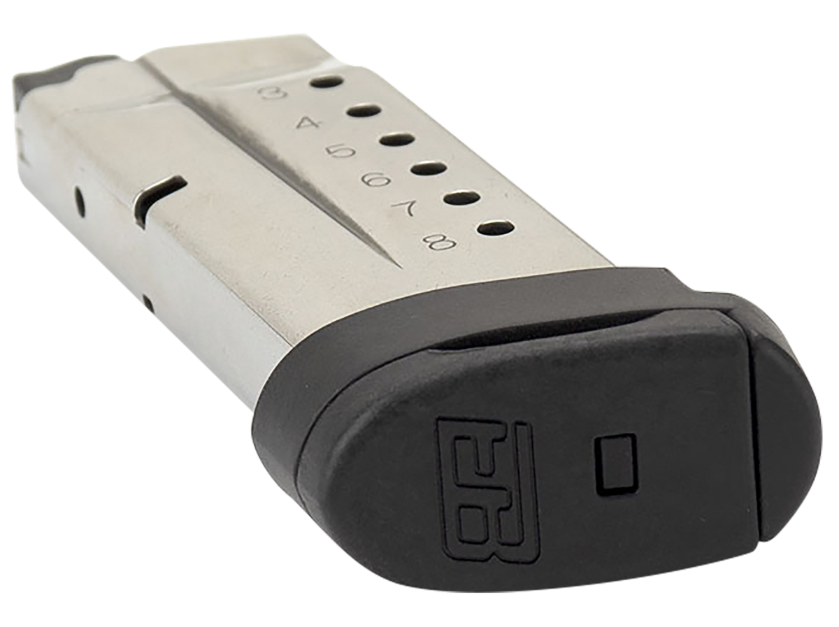Ed Brown M&P Shield 9mm Luger 8-Rd Extended Stainless Steel Pistol Magazine — view 2