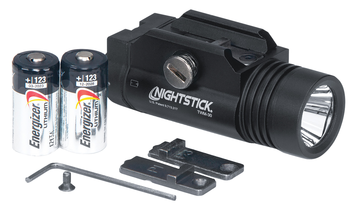 Bayco Nightstick TWM-30 Tactical Weapon-Mounted Light 1200 Lumens White LED Black Anodized — view 2