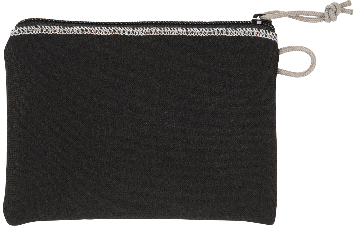 Allen 3626 Pistol Pouch Black Polyester Lockable Zipper & Fleece Lining 5x7 Interior — view 2