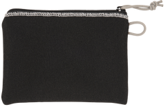 Allen 3626 Pistol Pouch Black Polyester Lockable Zipper & Fleece Lining 5x7 Interior — view 2