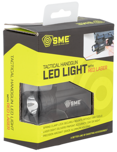 SME SMEWLLP Compact Tactical Handgun LED Light/Laser Combo 250 Lumens Black — view 2