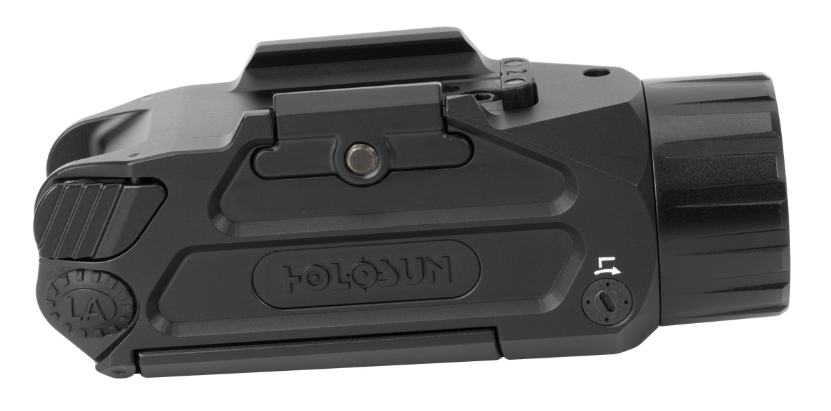 Holosun P.ID Dual 400/800 Lumen Pistol Light w/ Green & IR Laser - Black Anodized — view 2