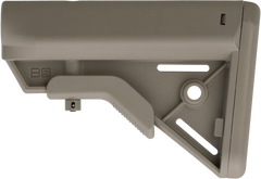 B5 Systems Bravo AR-15 Collapsible Buttstock - Flat Dark Earth - Mil-Spec Tube Not Included — view 2