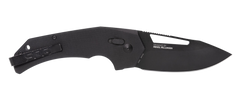 S.O.G Prohen XR 3.35" Folding Drop Point Plain Black TiNi Cryo D2 Blade G10 Handle — view 2