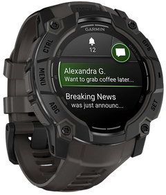 Garmin Instinct 3 AMOLED 50mm GPS Smartwatch - Black/Charcoal — view 2
