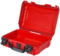 Nanuk 909 First Aid Case Red Resin w/ Latches — view 2