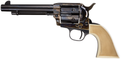 Taylor's & Company 1873 Marshal 45 Colt (LC) 5.50" 6-Rd SAO Revolver - Checkered White Grip — view 2