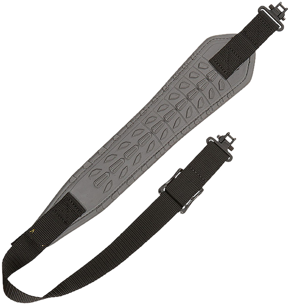 Allen 8357 Aspen BakTrak 2-Point Rifle/Shotgun Sling 28-35 Gray Nubuck Leather w/Swivels — view 2