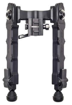 Accu-Tac HD-50 Bipod 7"-10" Rubber Feet Black Hardcoat Anodized 6061-T6 Aluminum — view 2