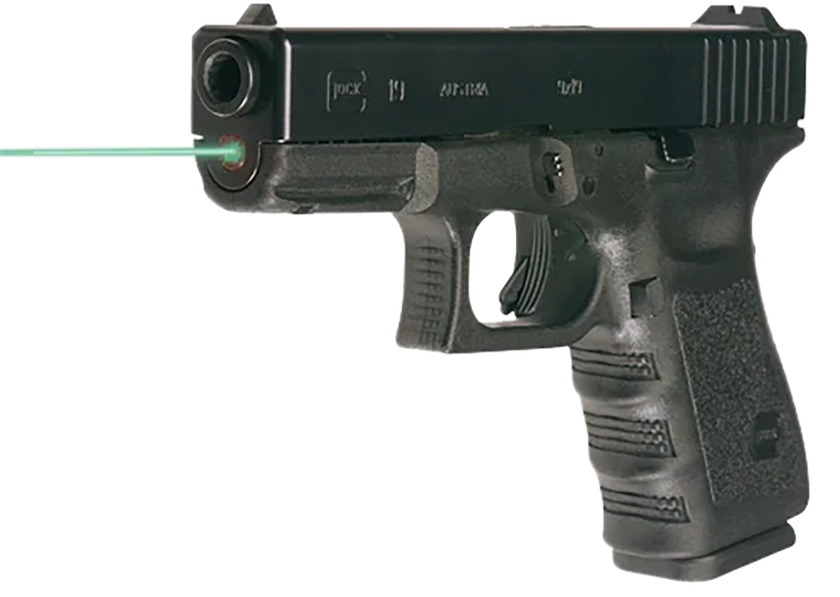 LaserMax LMSG419G Green Guide Rod Laser Sight for Glock 19 Gen 4 - Black — view 2