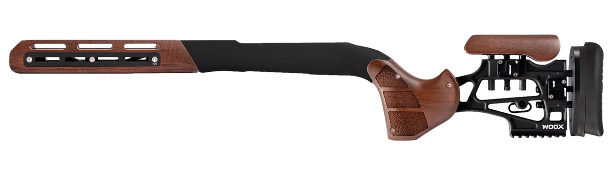 WOOX Furiosa Chassis Walnut Aluminum/Wood Fits Tikka T3/T3x Bolt Action 31" OAL — view 2