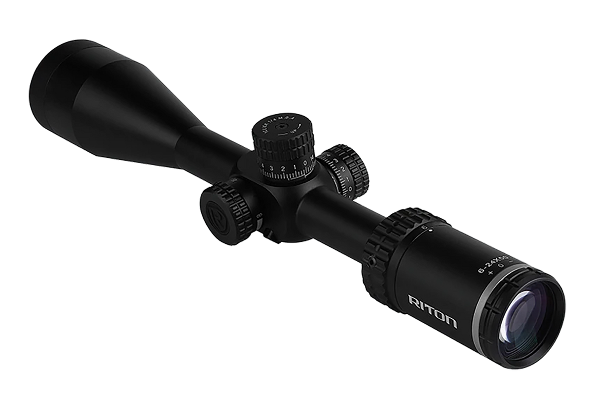 Riton Optics 1 Conquer 6-24x50mm 1" Tube MPSR Reticle FFP Rifle Scope — view 2