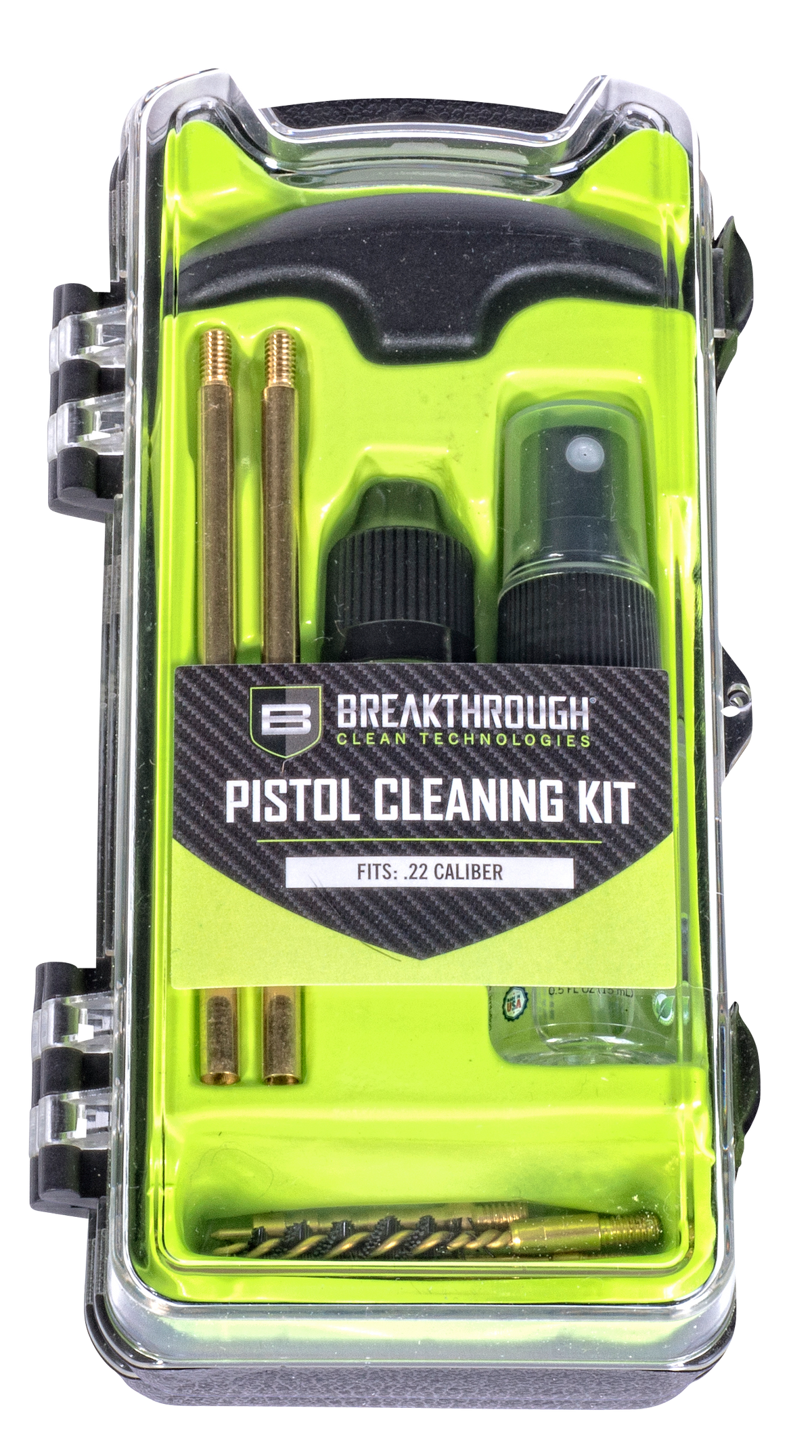 Breakthrough Clean Vision Series 22 Cal Pistol Cleaning Kit - 10 Piece Multi-Color — view 2