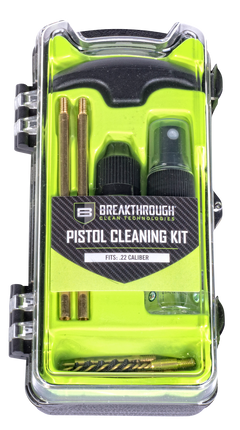 Breakthrough Clean Vision Series 22 Cal Pistol Cleaning Kit - 10 Piece Multi-Color — view 2
