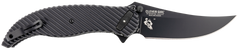 Columbia River 2640 Clever Girl 4.1" Folding Plain D2 Black Powder Coat G10 Handle Knife — view 2