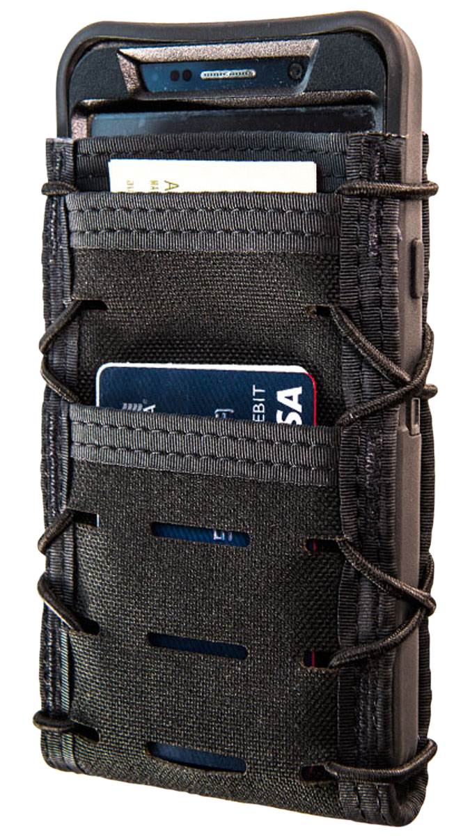 High Speed Gear iTACO Phone/Tech Pouch V2 Large Black Nylon MOLLE — view 2