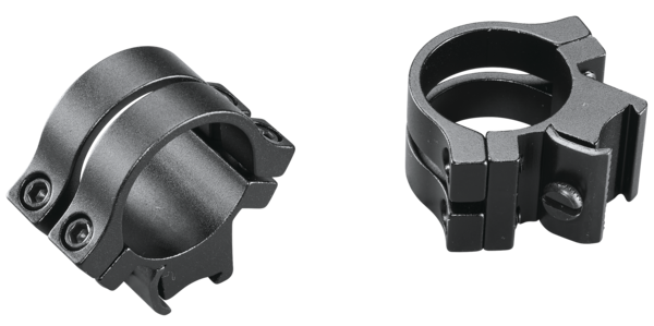 Weaver Mounts Quad Lock Detachable Tip-Off Rings 1" Medium Matte Black Aluminum - Quick Detach — view 2