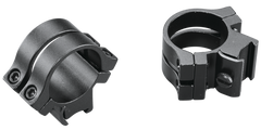 Weaver Mounts Quad Lock Detachable Tip-Off Rings 1" Medium Matte Black Aluminum - Quick Detach — view 2