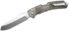 Strike Industries K1 3.51" Folding Plain AUS-8A SS Blade Smoke Textured Polymer Handle — view 2